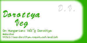 dorottya veg business card